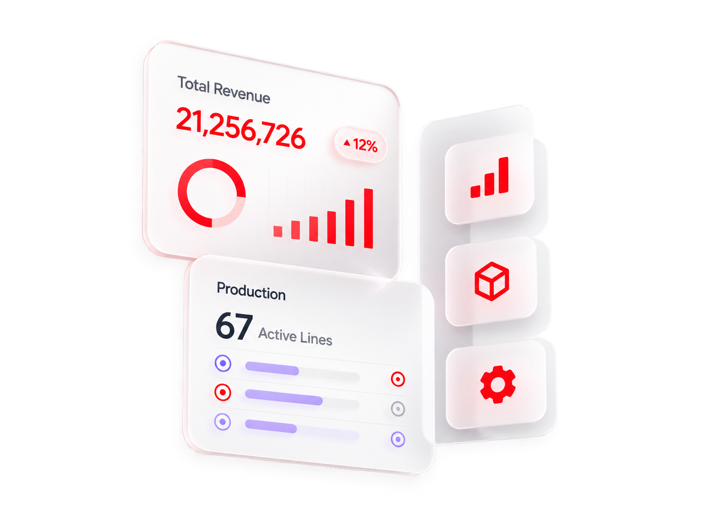 Infor revenue and production analytics composition